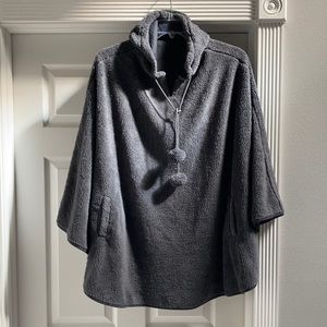 NWOT cute grey hooded cape